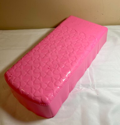 Barbie Doll Furniture - Dreamhouse Pink Double Bed - Mattel