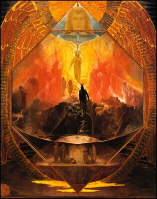 The Path [Symbolist Visionary] : Reginald Machell : c.1835 : Art Print