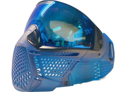 NEW Carbon CRBN Zero Pro Paintball Mask (More Coverage) - Navy.