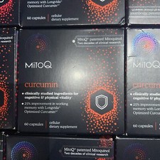 MitoQ + Curcumin 60 Capsules Expire 2027