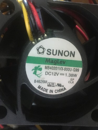 12 Lot FREE USA SHIPPING SUNON 4020 1.38W 40*40*20MM DC 12V 3wire Cooling Fan - Picture 2 of 5