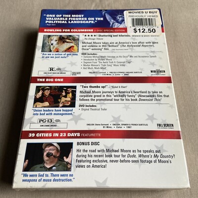【中古】Michael Moore's Collector's Set [DVD] [Import] Michael Moore Collector's Set (DVD, 3-Disc Set) 27616917454| eBay