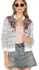 Camilla Franks Bomber Jacket Uk 8 Worn 1 Lost Paradise Print