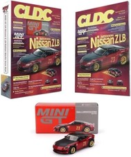 Mini GT 1:64 CLDC Magazine with Nissan Z LB Nation Works Diecast Car MGT00737