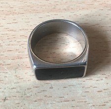 ausgefallener ring vintage edelstahl