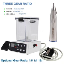 NSK Style Brushless Dental LED Electric Micro Motor/1:1 Inner+External Straight