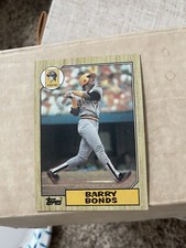 1987 Topps Barry Bonds #320 Rookie Error Card! Rare!! Near Mint Shape 7-8 errors