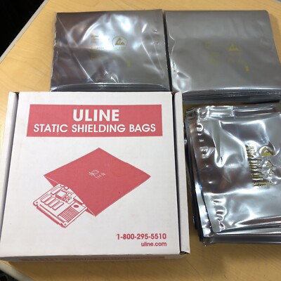275 - 6x6'' U-Line Open End Static Shielding Bags S-5300 (5520)