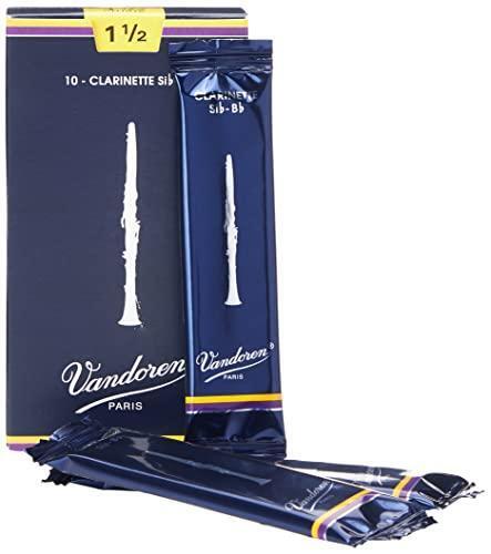 Vandoren CR1015 Traditional Bb Clarinet Reeds (Strength 1.5) (Pack of 10) - Picture 1 of 1