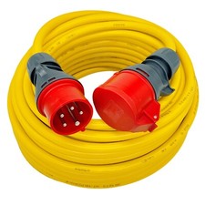 CEE Starkstromkabel 16A 5x1,5mm² N07V3V3-F GELB 2/3/5/10/15/20/25/30/40/50m