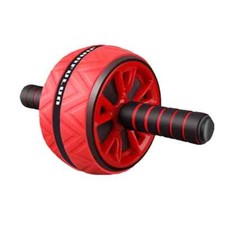 Fodoto Ab Roller Abdominal Exercise Roller with Automatic Rebound Red Color 
