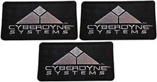 Terminator Cyberdyne Systems 5 Inches Wide Embroidered Set of 3 Patches