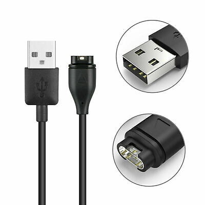 Garmin Forerunner 245 Charger Replacement Charging Charge Cable Cord USB (Black) | eBay