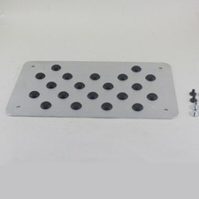 Alfombrilla de piso de coche antideslizante parche de alfombra antideslizante almohadilla de pedal pie talón placas de desgaste