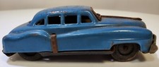 Vintage SSS Japan Blue Tin Friction Cadillac Car toy