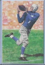 1990 Earl "Dutch" Clark Goal Line Art Postcard Unsigned - Series 2 Two