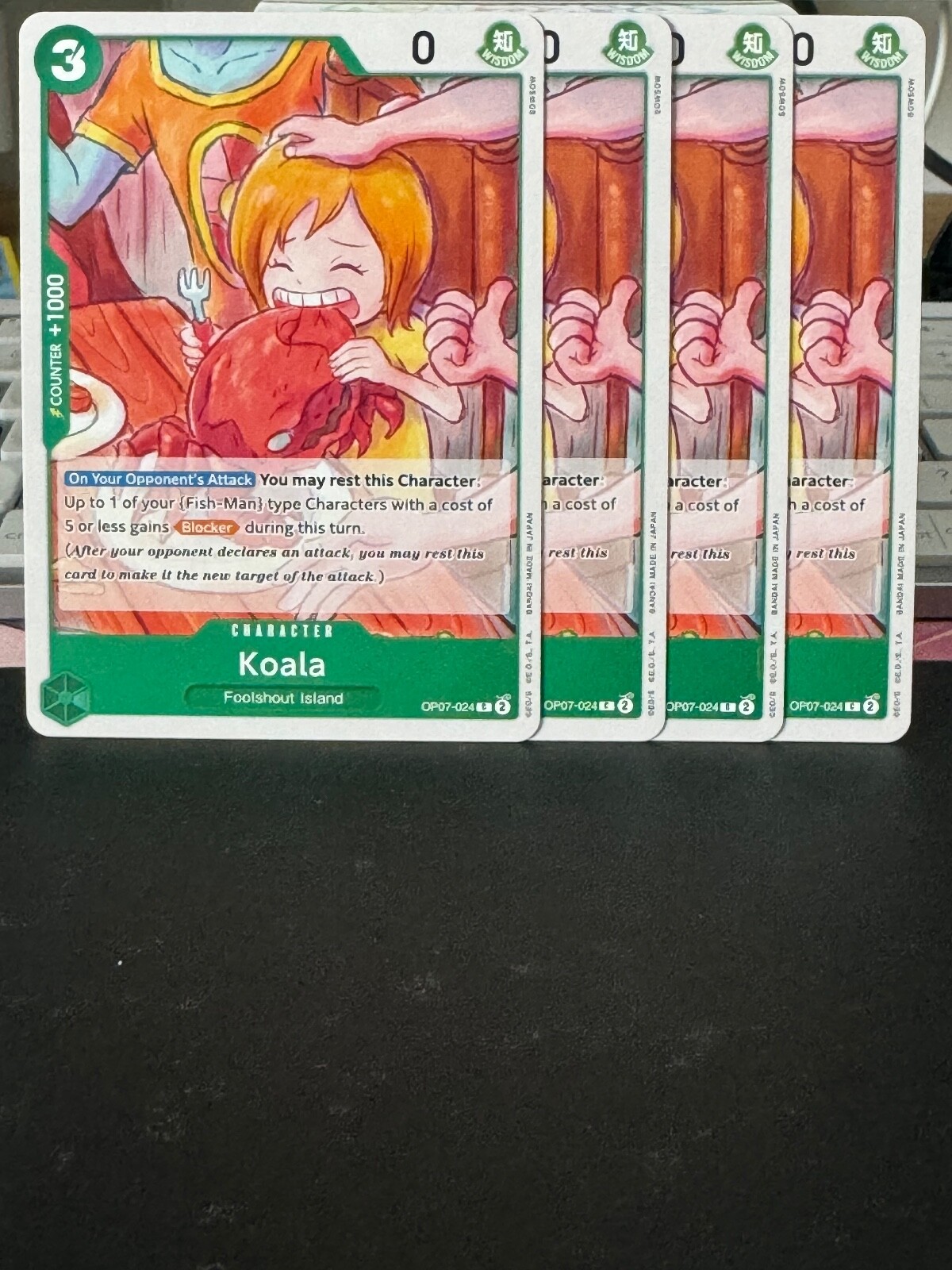 Koala (X4) Playset OP07-024 Common One Piece 500 Years in the Future