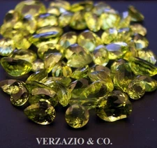 100+ CT PERIDOT GEMSTONE GEM LOT NATURAL LOOSE MIXED GEMS IN INCLUSION CLARITY