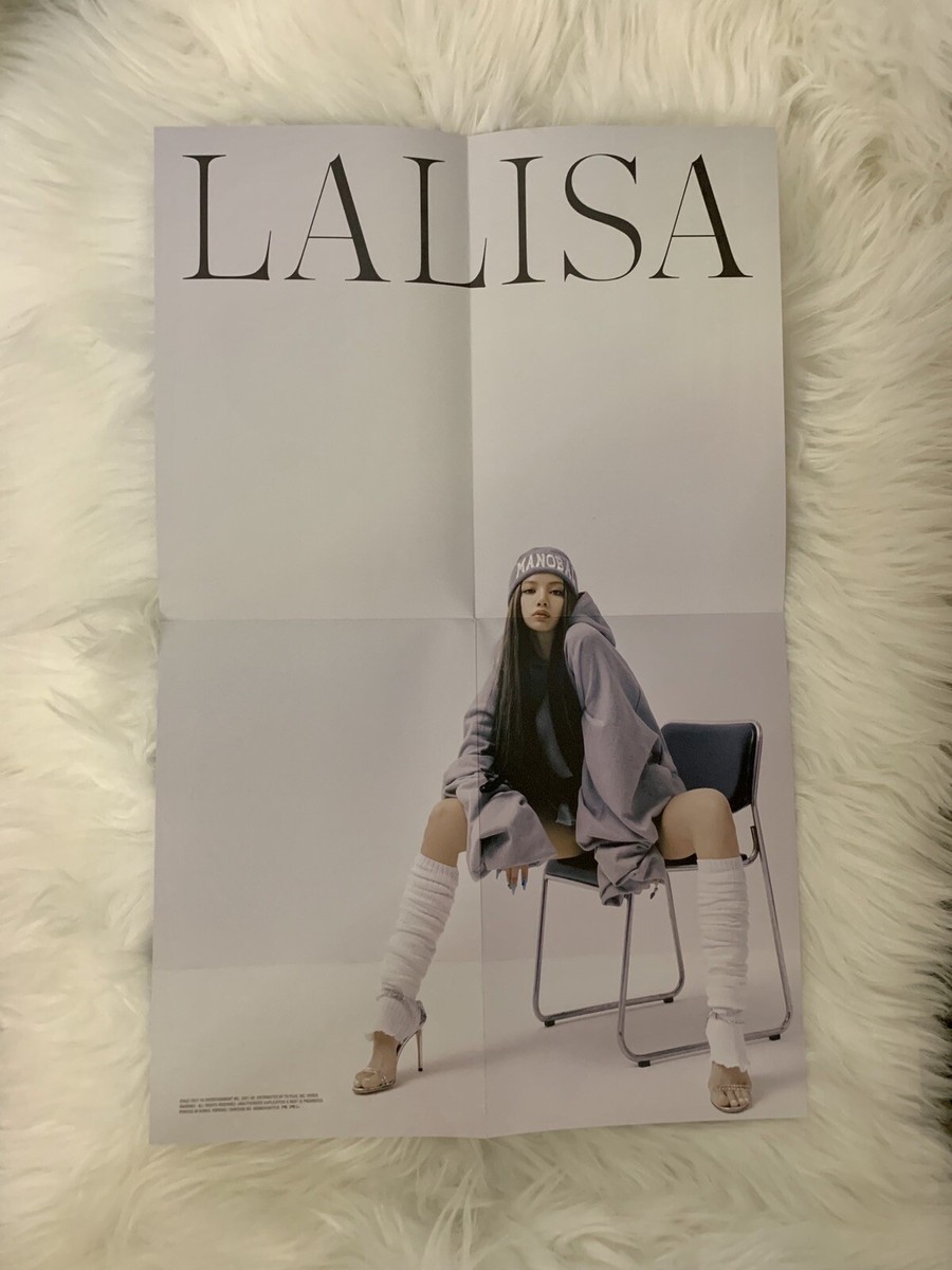 Blackpink Lisa LALISA Album Poster (BLACK VER.) | eBay