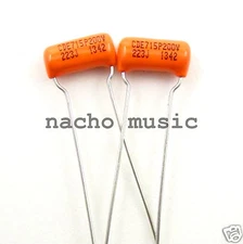 Set of 2 Orange Drop Tone Capacitor .022uf 200V ±5% 715P Series (2 Pack)