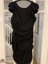 NEXT Runway Lovely black ruffle dress size 8