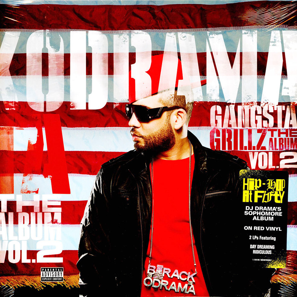 米、欧2LP DJ Drama Gangsta Grillz The Album Vol.2 1725120 Atlantic /00520 DJ Drama - Gangsta Grillz: The Album Vol. 2 on Vinyl LP