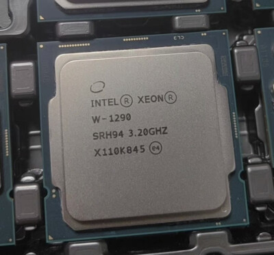 Intel Xeon W-1290 CPU Processor LGA-1200 10-Core 20-Threads 3.20GHz