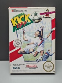 KICK OFF NINTENDO NES PAL B FRA CONFEZIONE ORIGINALE CIB GIOCO DI CALCIO IN SCATOLA