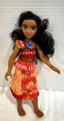Disney Store Moana Singing & Lightup Doll Set 10 