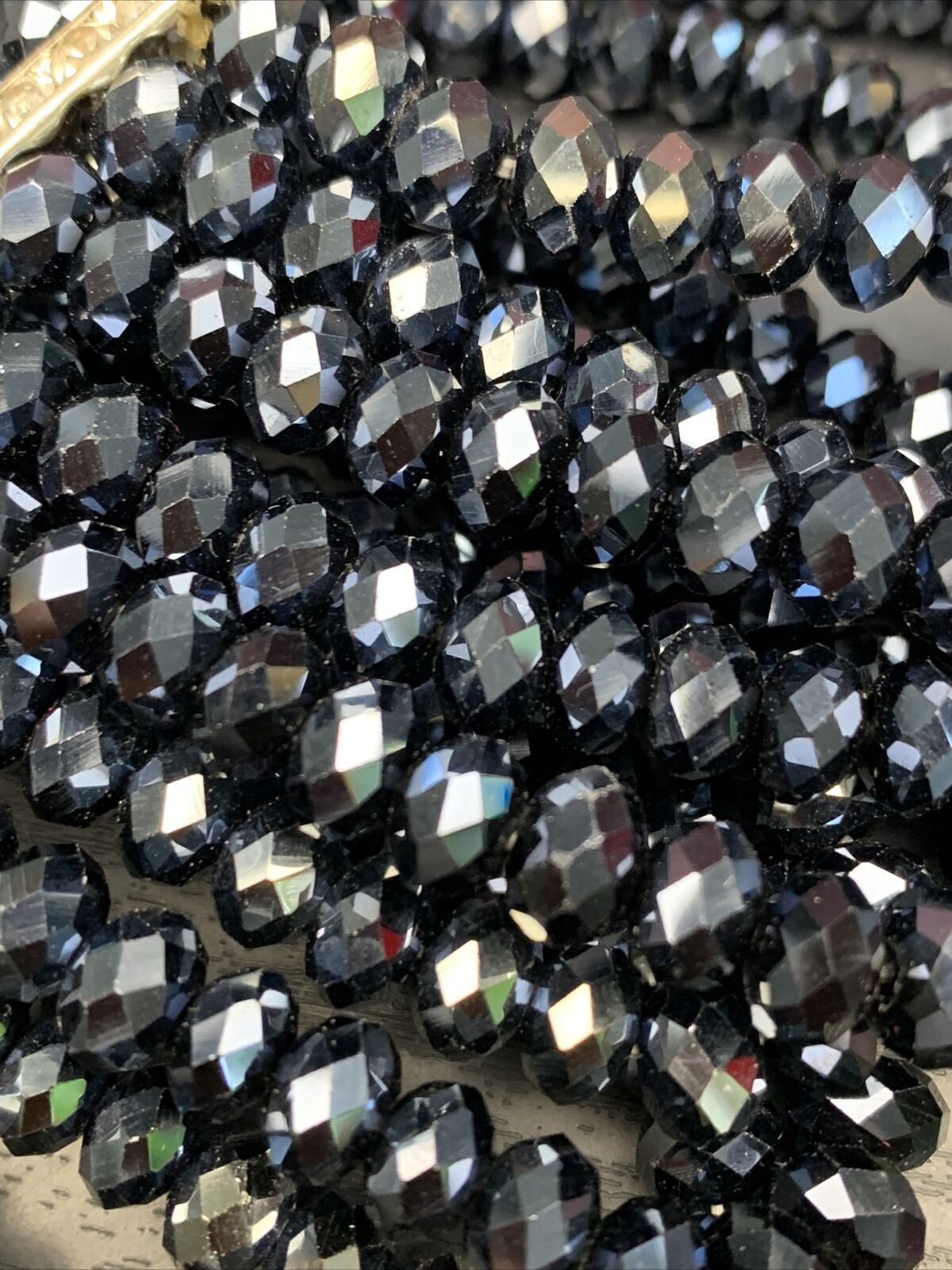 Event Extra Wide Statement Beaded Crystal glass s… - image 6