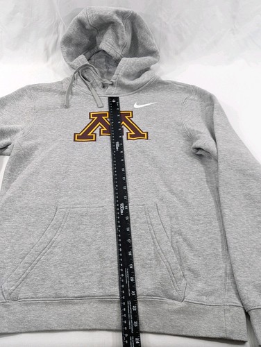 Nike Minnesota Golden Gophers Heavyweight Off Center Check Pullover Hoodie Small - Picture 6 of 9