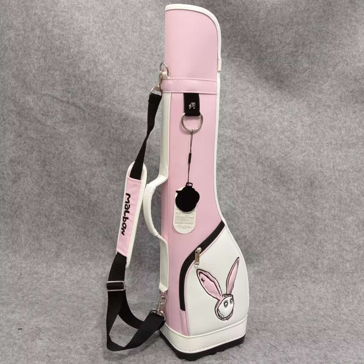 Malbon Golf stand half case caddy bag pink japan New | eBay