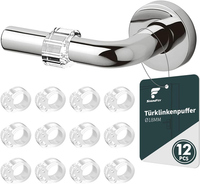 shinfly 6Er Set TüRstopper Klinke, Transparente PVC TüRklinkenpuffer, Hochelasti