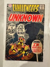 Challengers of The Unkown #69 Comic Book  1st App Corinna