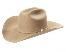 Stetson 4X Corral Silversand Buffalo Felt Cowboy Western Hat - Size 7