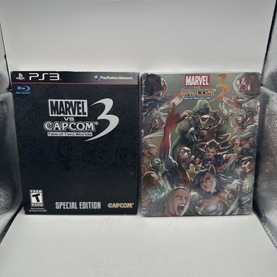 Capcom Marvel vs Capcom 3 Fate of Two Worlds Special Edition PS3 SteelBook NEW