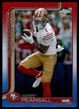 2025 Topps Chrome Red White & Blue Ricky Pearsall San Francisco 49ers #261