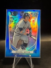 2014 Bowman Michael Gettys Blue Parallel 1st Bowman # /399 San Diego Padres