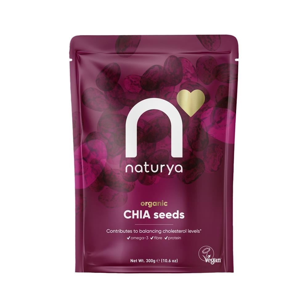 Naturya Dark Organic Chia Seeds 300G - Image 3