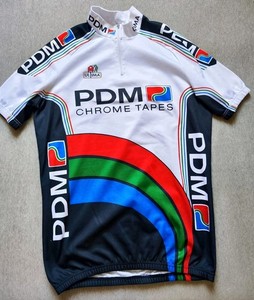 Maillot Cycliste Vintage PDM Ultima 1988 – Collection Rétro, Taille L