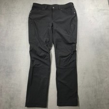 Duluth Trading Pants Women's Size 14 X 31 Black Flexpedition Cargo Slim Leg
