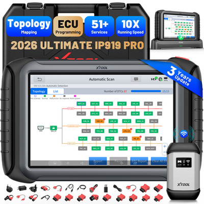 XTOOL USED IP919 PRO Auto Full System Diagnostic Bidirectional Tool Key Program
