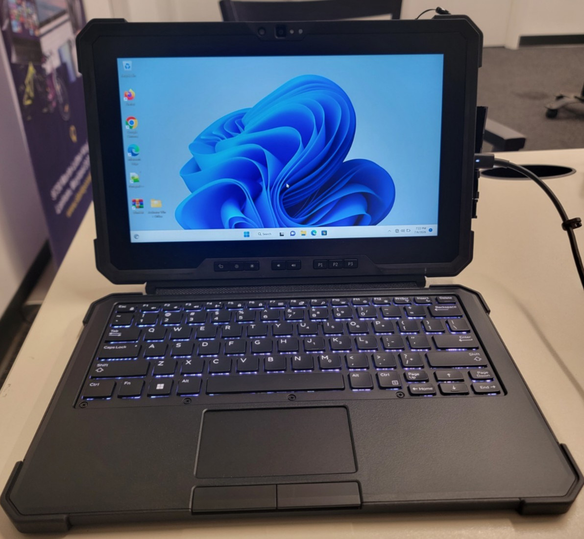 Dell Latitude Rugged Extreme Tablet 7220 i7-8665U 16GB 512GB no power supply