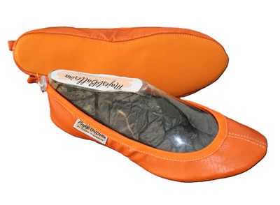 Majestiballerina Tanya Ballettschuhe Schläppchen Gymnastikschuhe Spring26 Orange