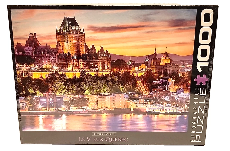 New Sealed - Eurographics Le Vieux - Quebec Canada 1000 Piece Jigsaw Puzzle - Image 2 of 4