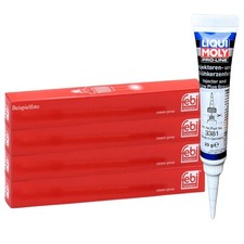4x FEBI BILSTEIN Glühkerzen + LIQUI MOLY Fett für BMW 7 E38 ASTRA G FRONTERA B