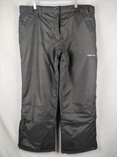 Arctix Pants Womens 1X Black Snow Insulated Ski Elastic Waist Straight Leg