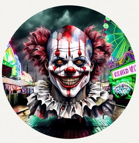 Hayleybug 1 oz Funhouse Horror silver Round Mintage of 15 w/ COA