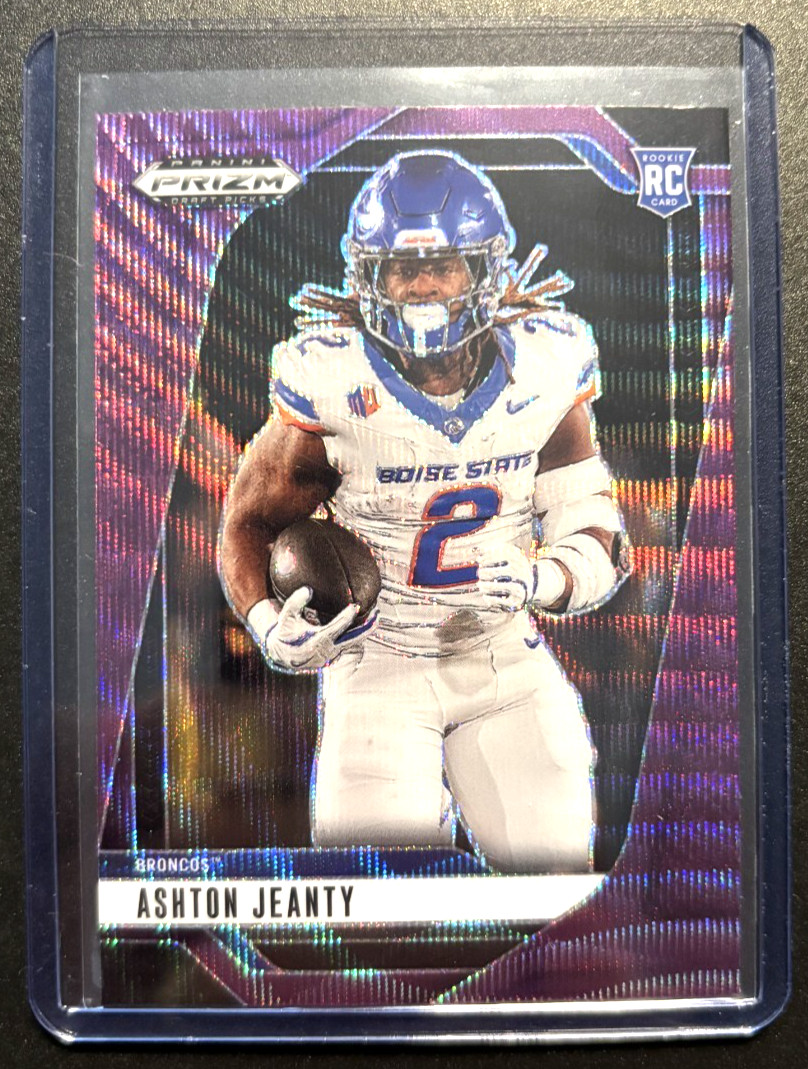 2025 Panini Prizm Draft Picks - Ashton Jeanty #13 Purple Wave Prizm (RC)