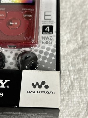 Buy Sony Walkman NWZ-E383 Red Red (4 GB) Digital Media Player
